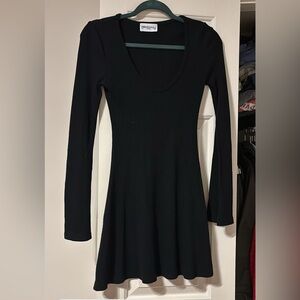 Princess Polly Classic Black Long Sleeve Dress